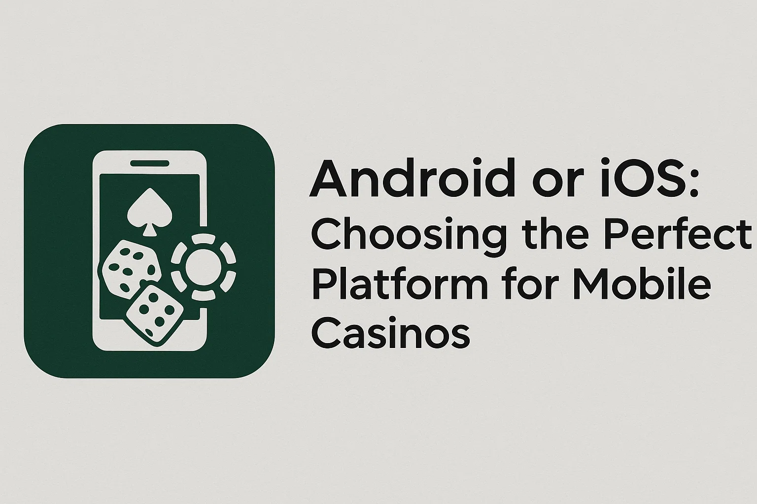 Android or iOS: Choosing the Perfect Platform for Mobile Casinos
